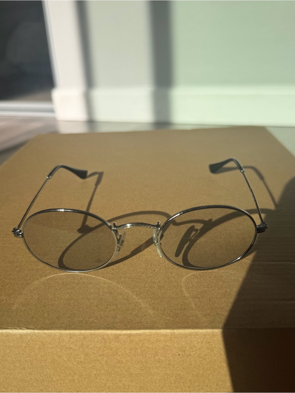 Ray-Ban Silver oval round Metal Frame Glasses - Picture 4 of 11